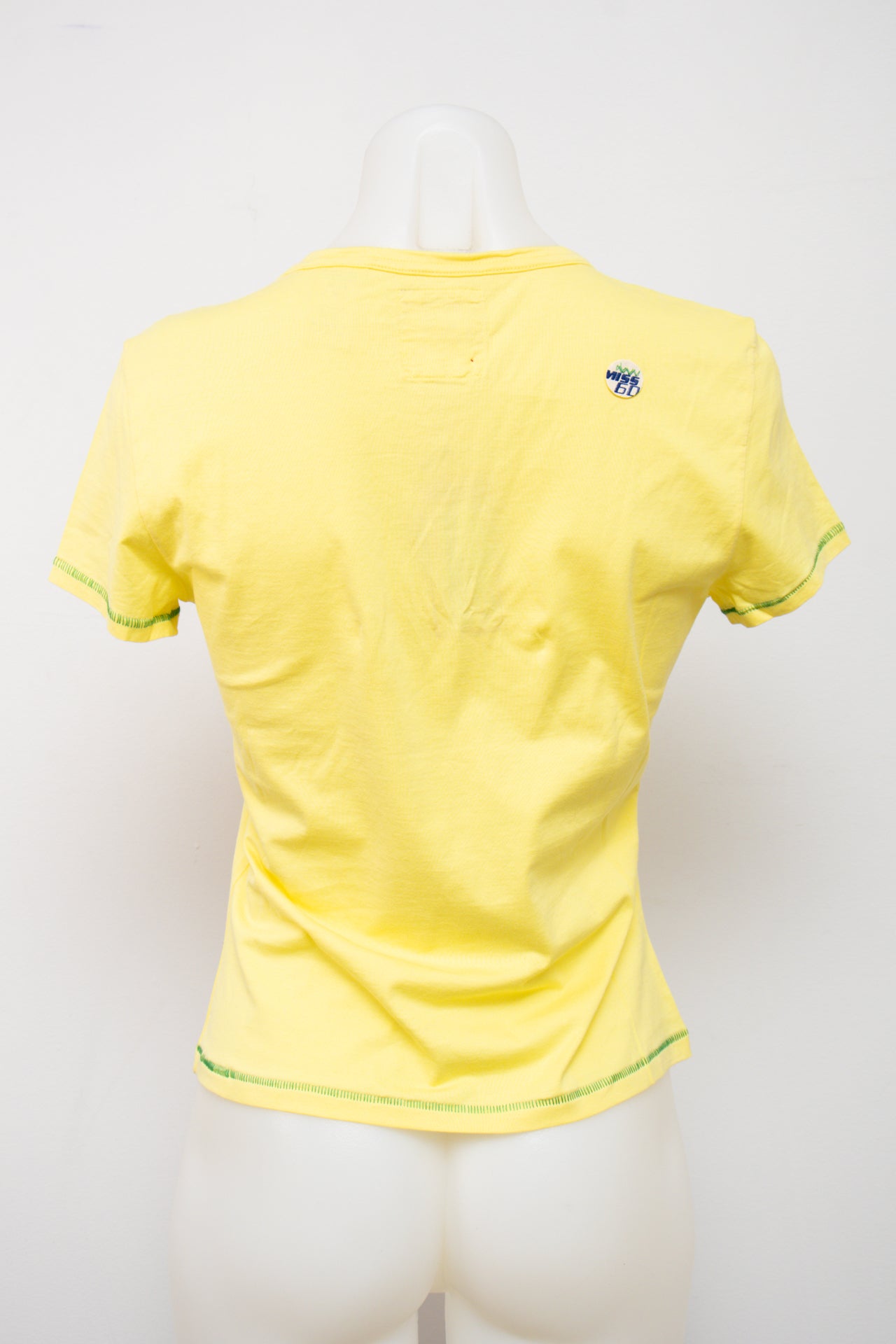 #160 Miss Sixty T-shirt Yellow | c. 206 | Size 6
