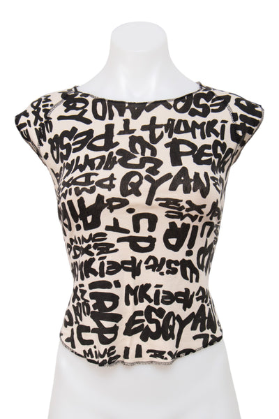 #046 J&Y T-shirt White | c. 201 | Size 10