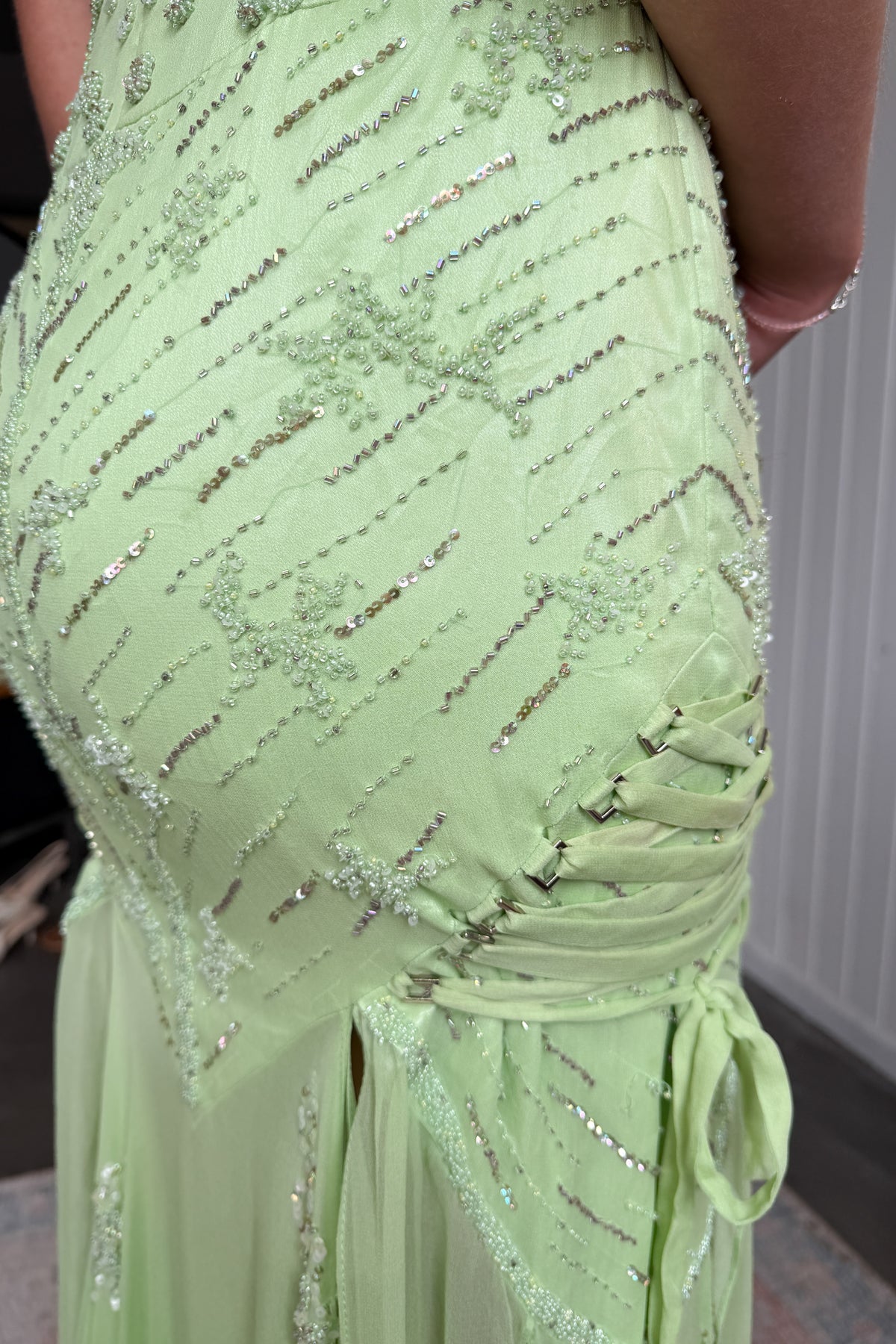 #169 Gown Green | c. 208 | Size 10