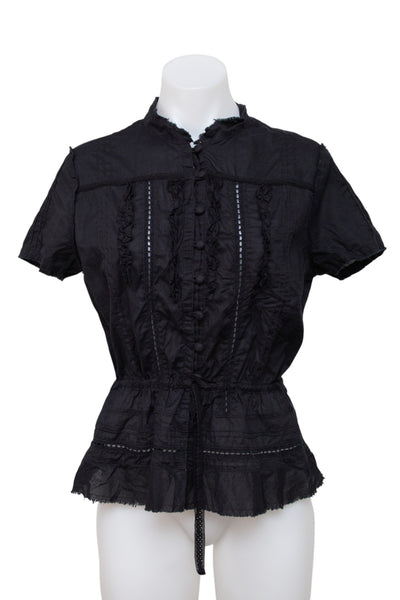 #064 Short Sleeve Black | c. 209 | Size 10
