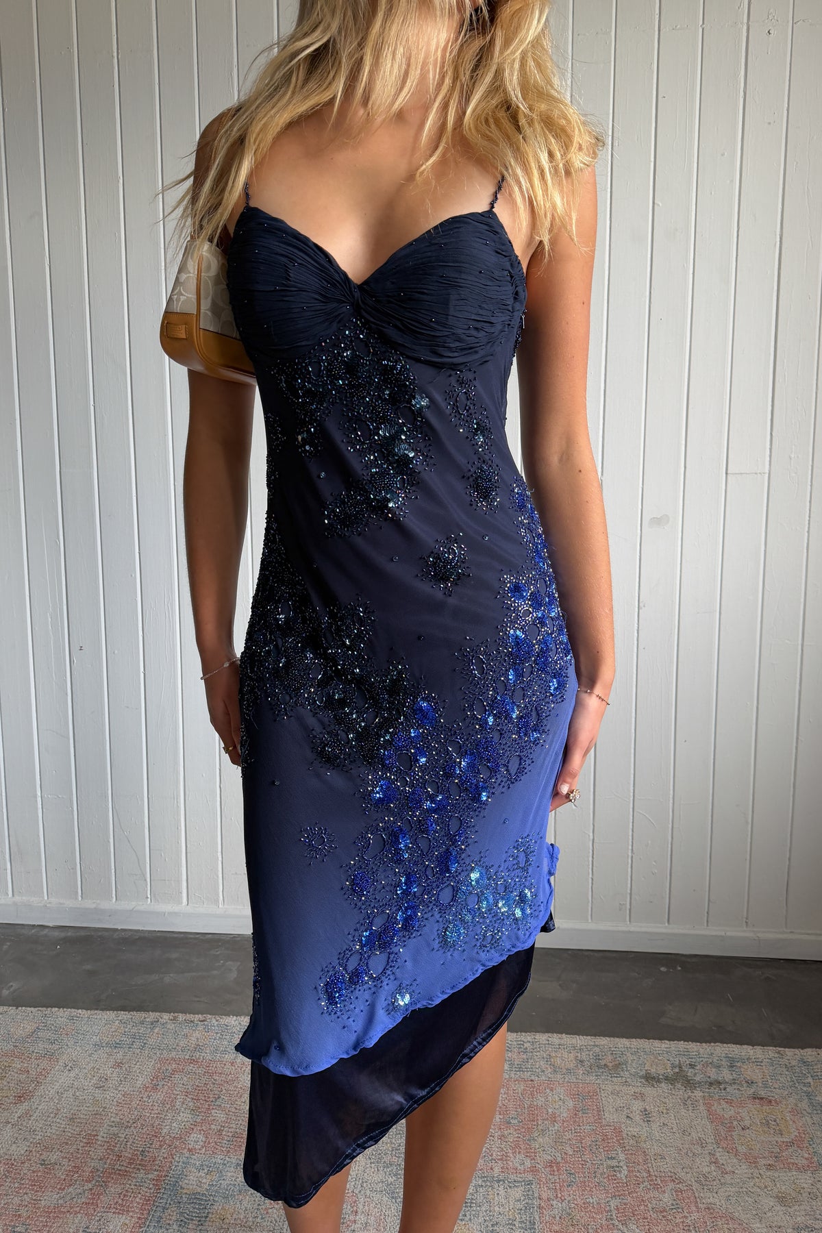 #166 Sue Wong Gown Blue | c. 208 | Size 8