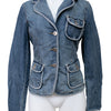 #132 Stamp 10 Top Blue | c. 198 | Size 6