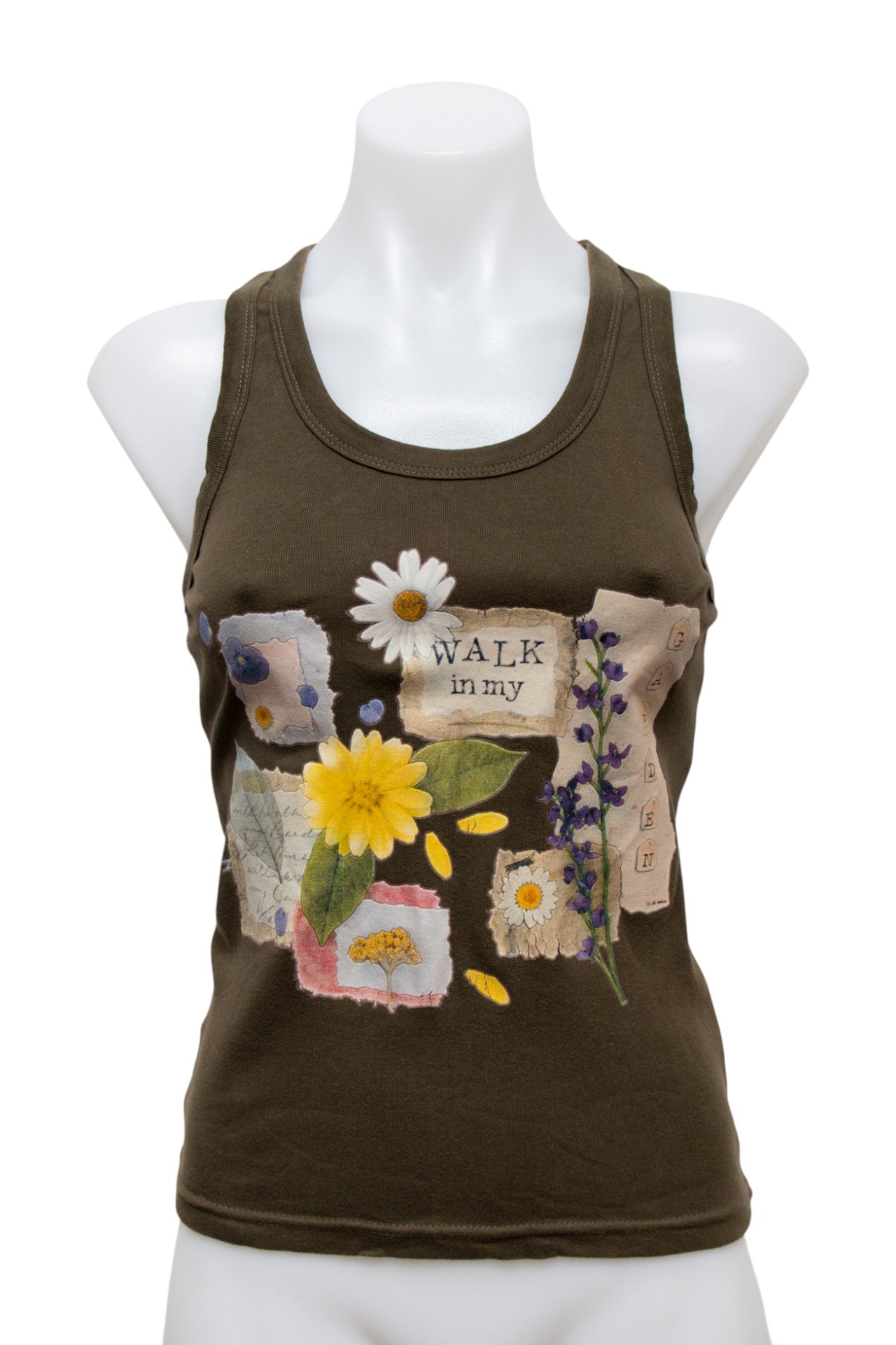 #24 Xperma By X-ringu Homme Tank Top Brown | c. 191 | Size 10