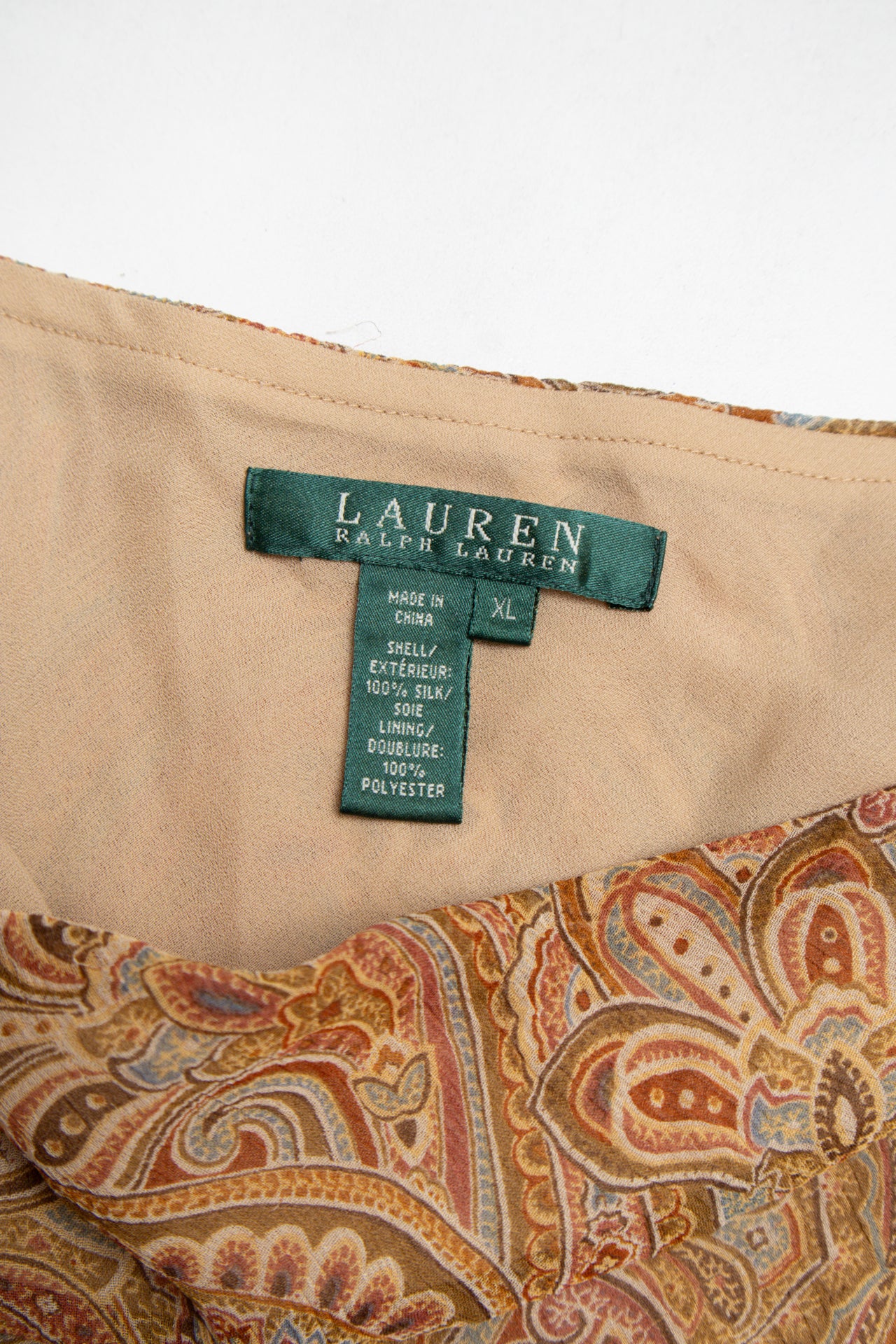 #175 Laura Freden Mini Skirt Brown | c. 194 | Size 16