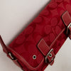 #140 Coach Shoulder Bag Red | c. 184 | Size