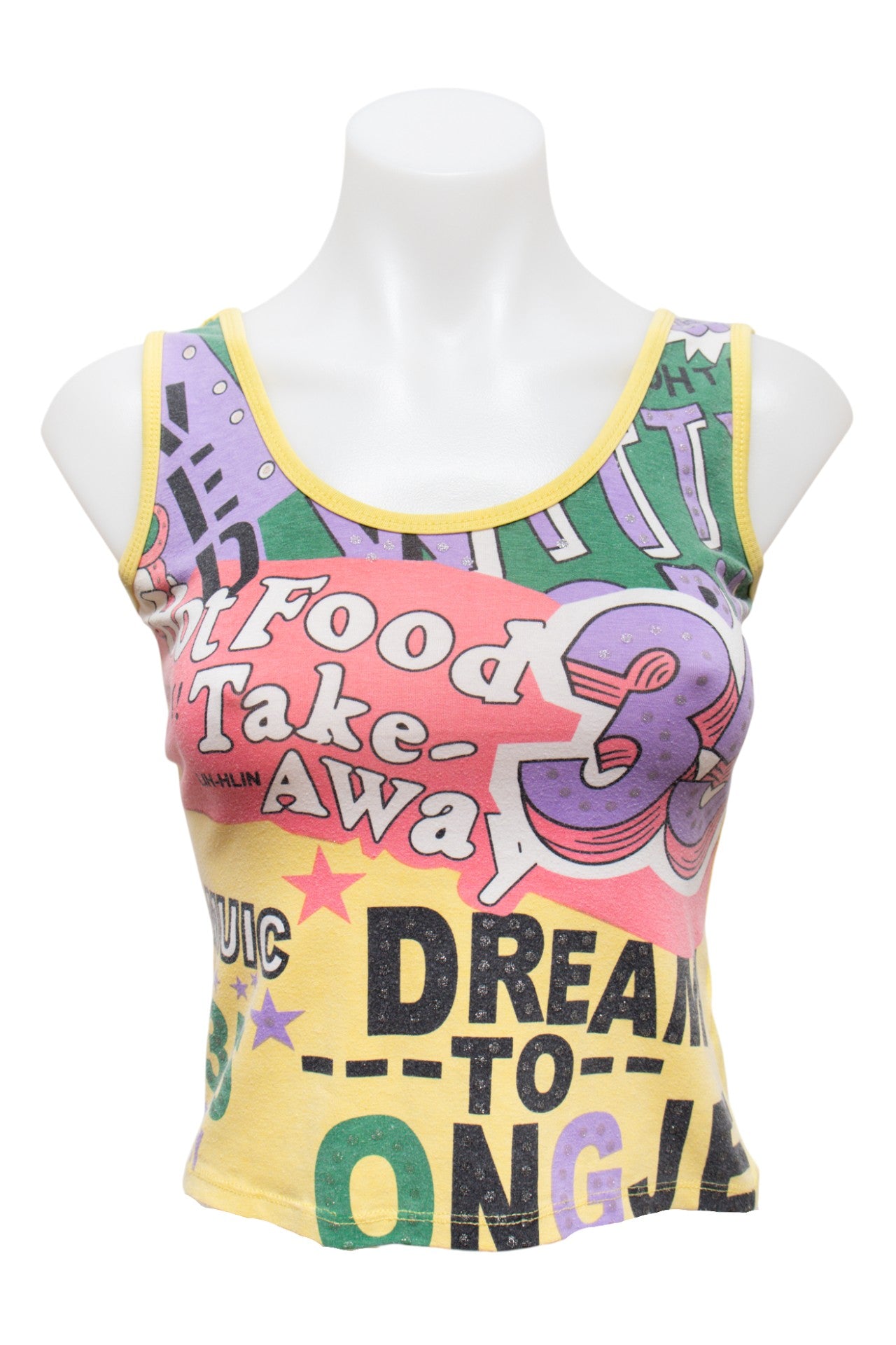 #28 Un-hlin Tank Top Yellow | c. 191 | Size 8