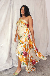 #123 Andy Anand Couture Gown Beige | c. 213 | Size 12