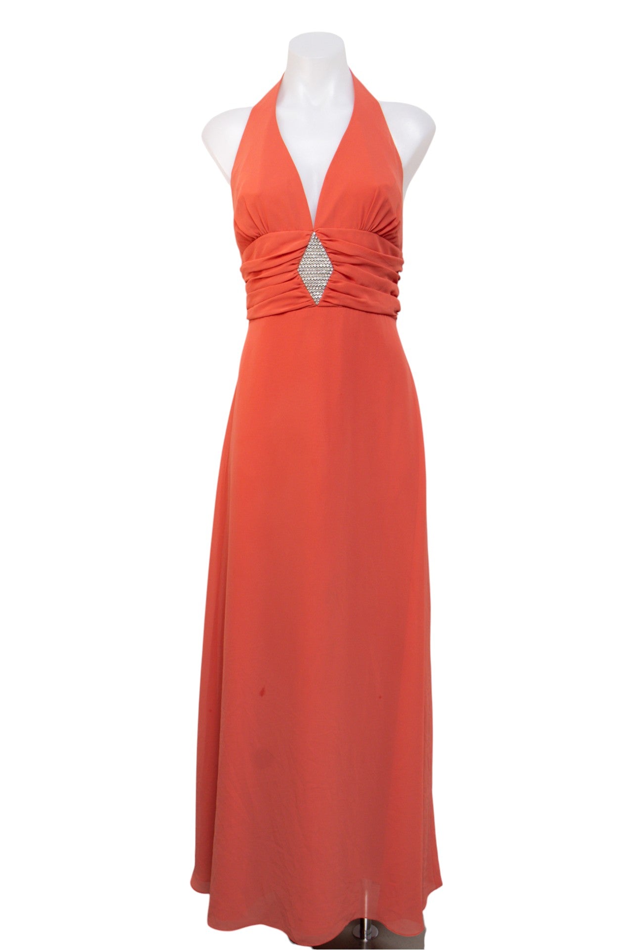 #161 Tri Jay Dress Orange | c. 205 | Size 8
