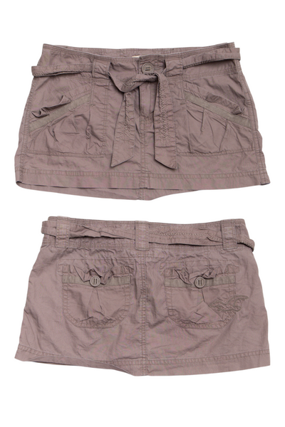 #197 Hollister Mini Skirt Brown | c. 199 | Size 6