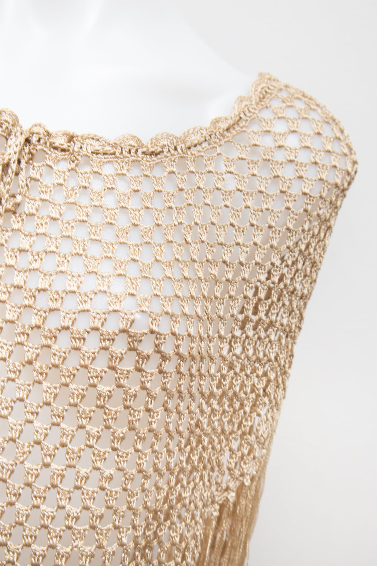 #209 M.k.m Designs Halter Top Beige | c. 192 | Size