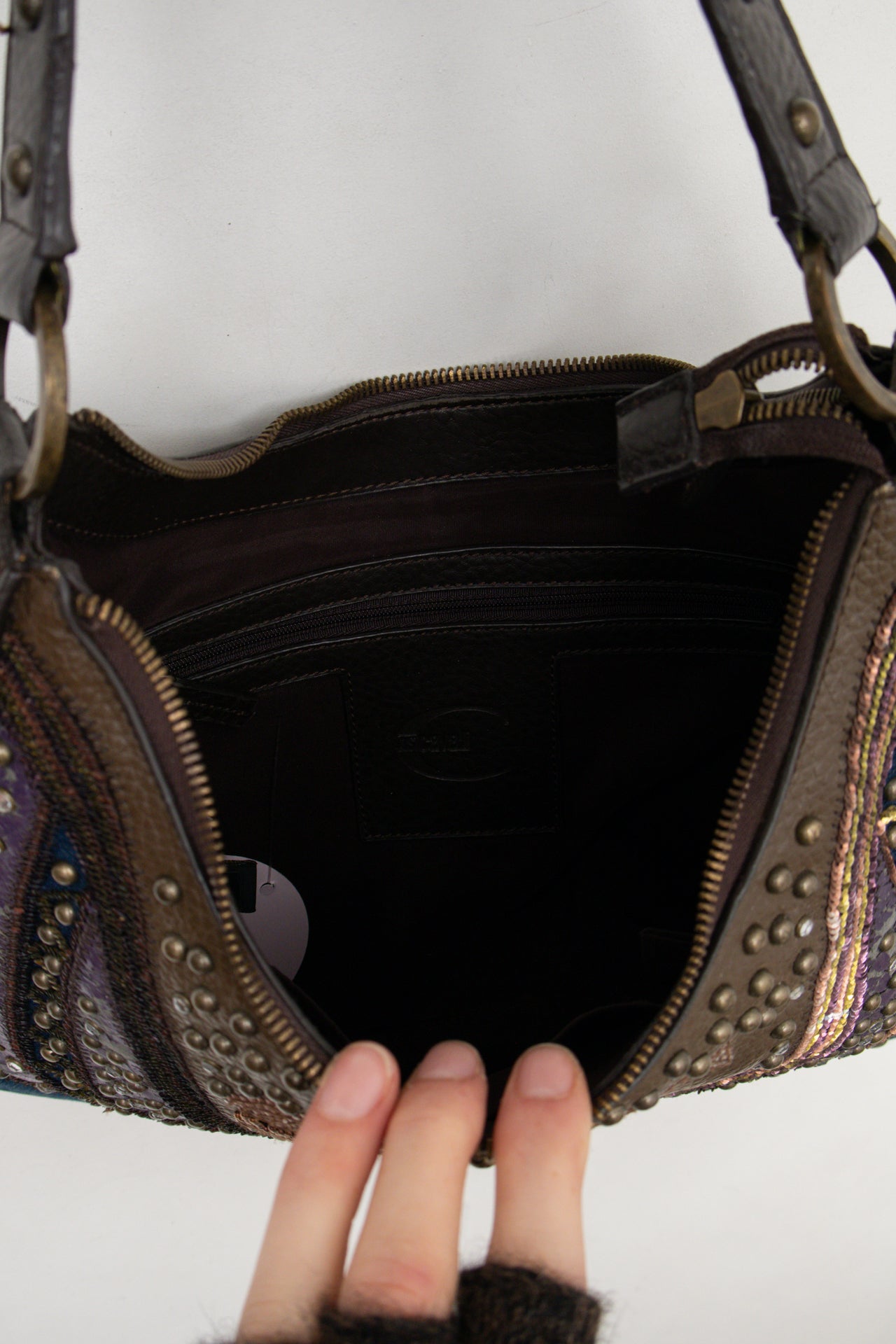 #198 Just Cavalli Shoulder Bag Brown | c. 196 | Size