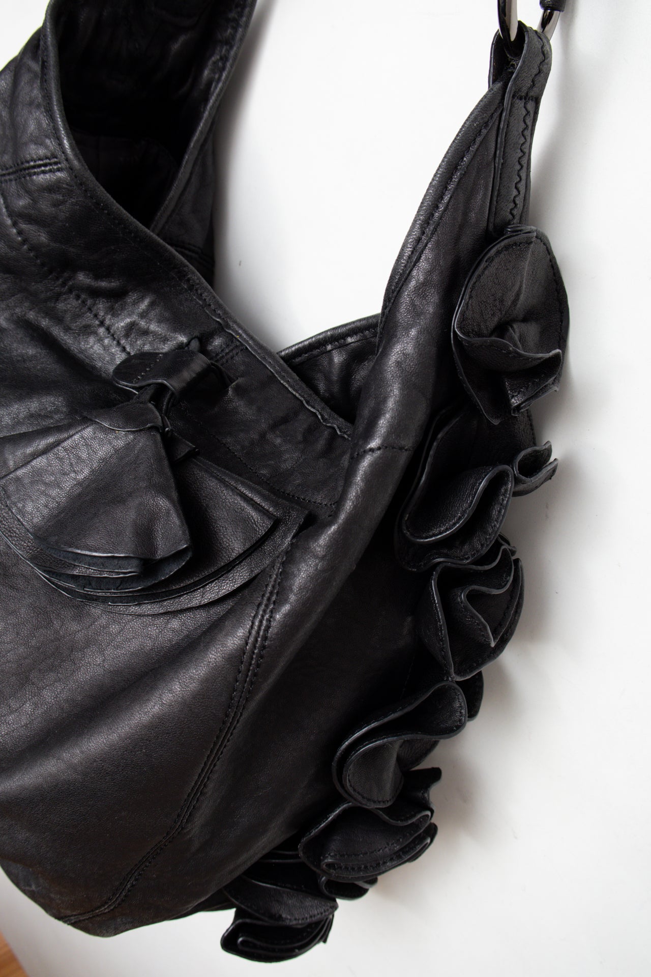 #180 Shoulder Bag Black | c. 206 | Size