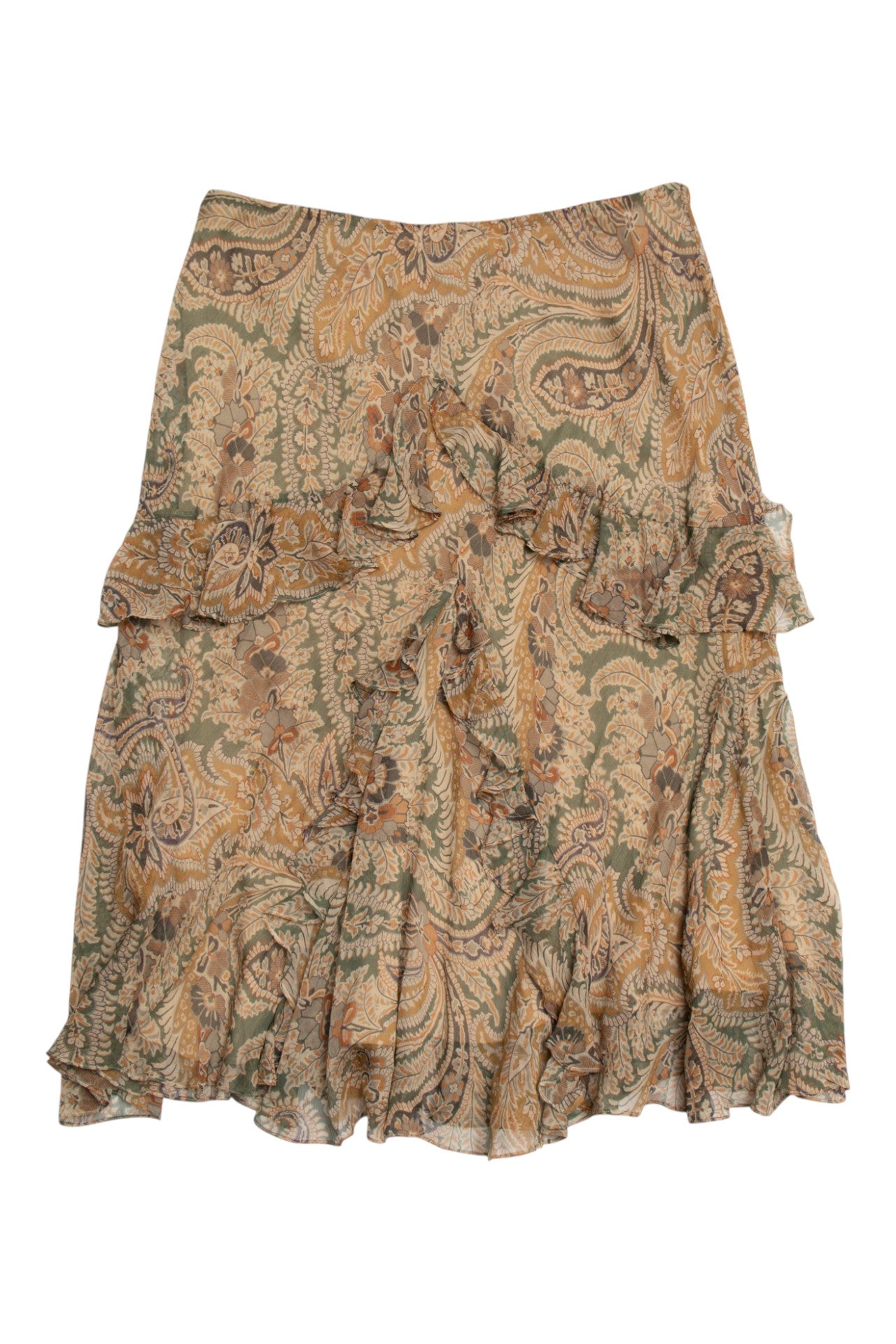 #182 Ralph Lauren Mini Skirt Brown | c. 194 | Size 16