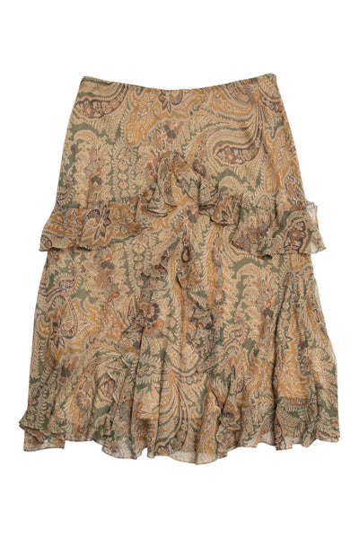 #182 Ralph Lauren Mini Skirt Brown | c. 194 | Size 16