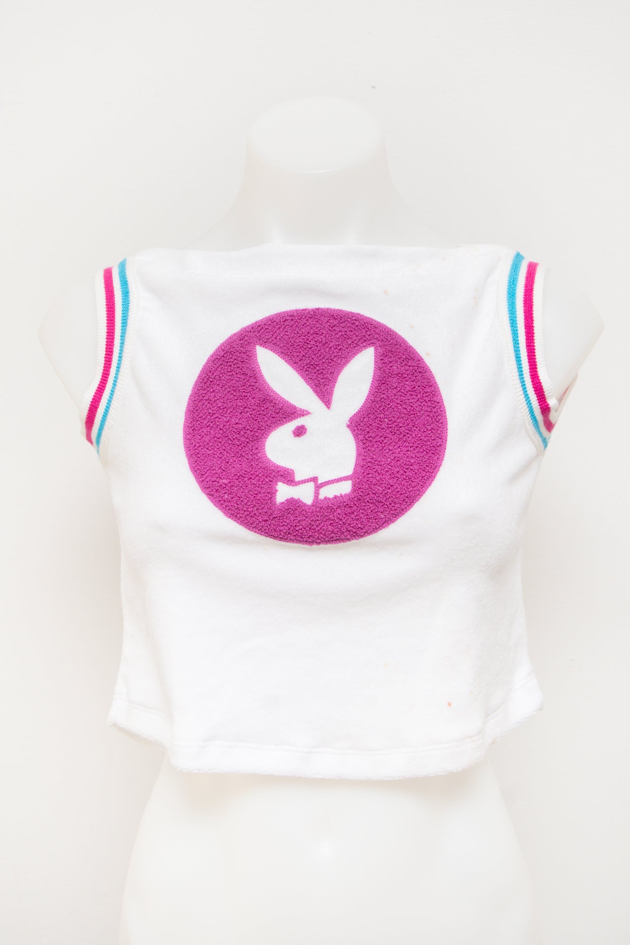 #19 Playboy Swim T-shirt White | c. 185 | Size 10
