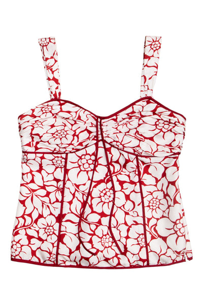 #191 Ann Taylor Petites Cami Top Red | c. 195 | Size 6