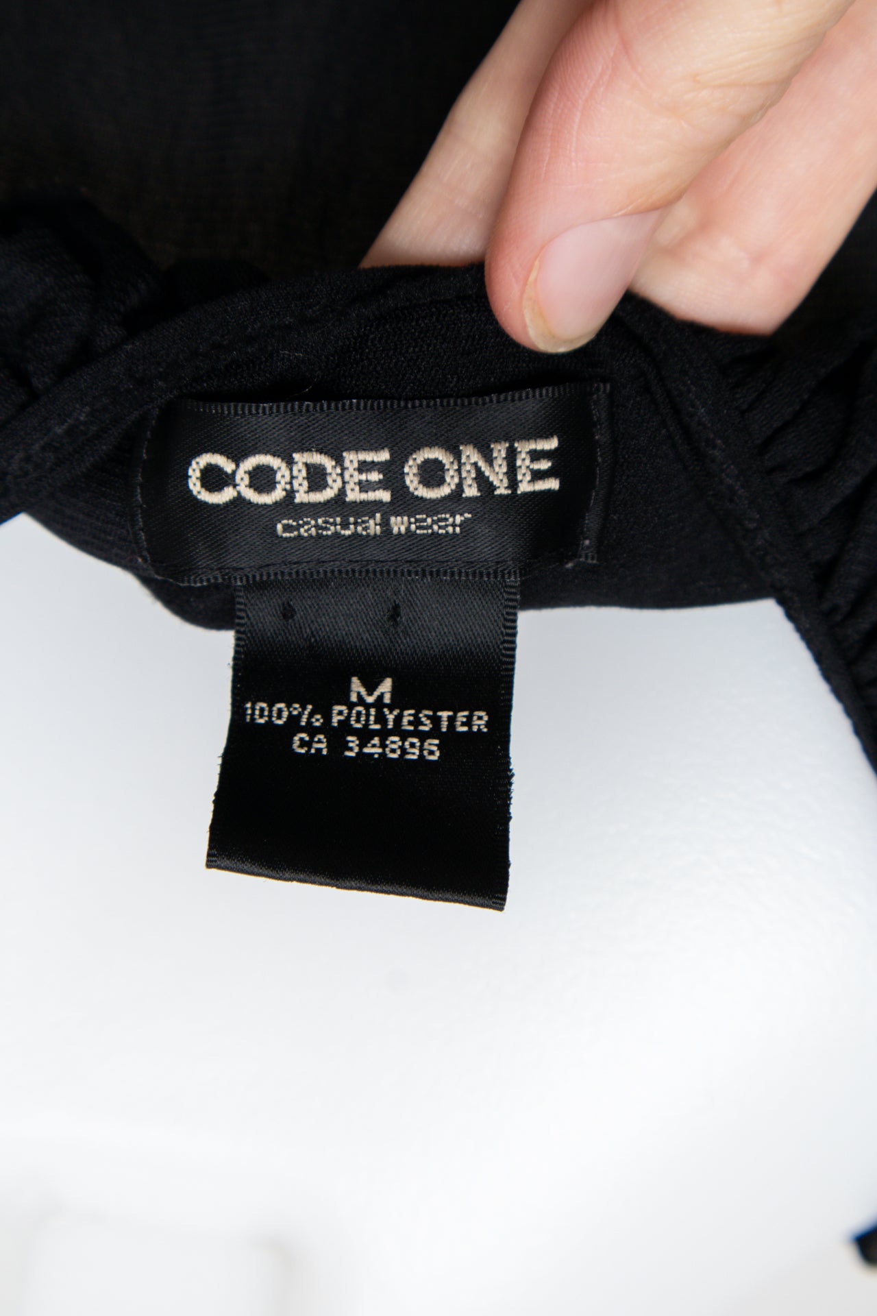 #45 Code One Casual Wear Tank Top Black | c. 183 | Size 10