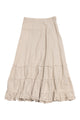 #154 Ashley By 26 International Skirt Beige | c. 202 | Size 6