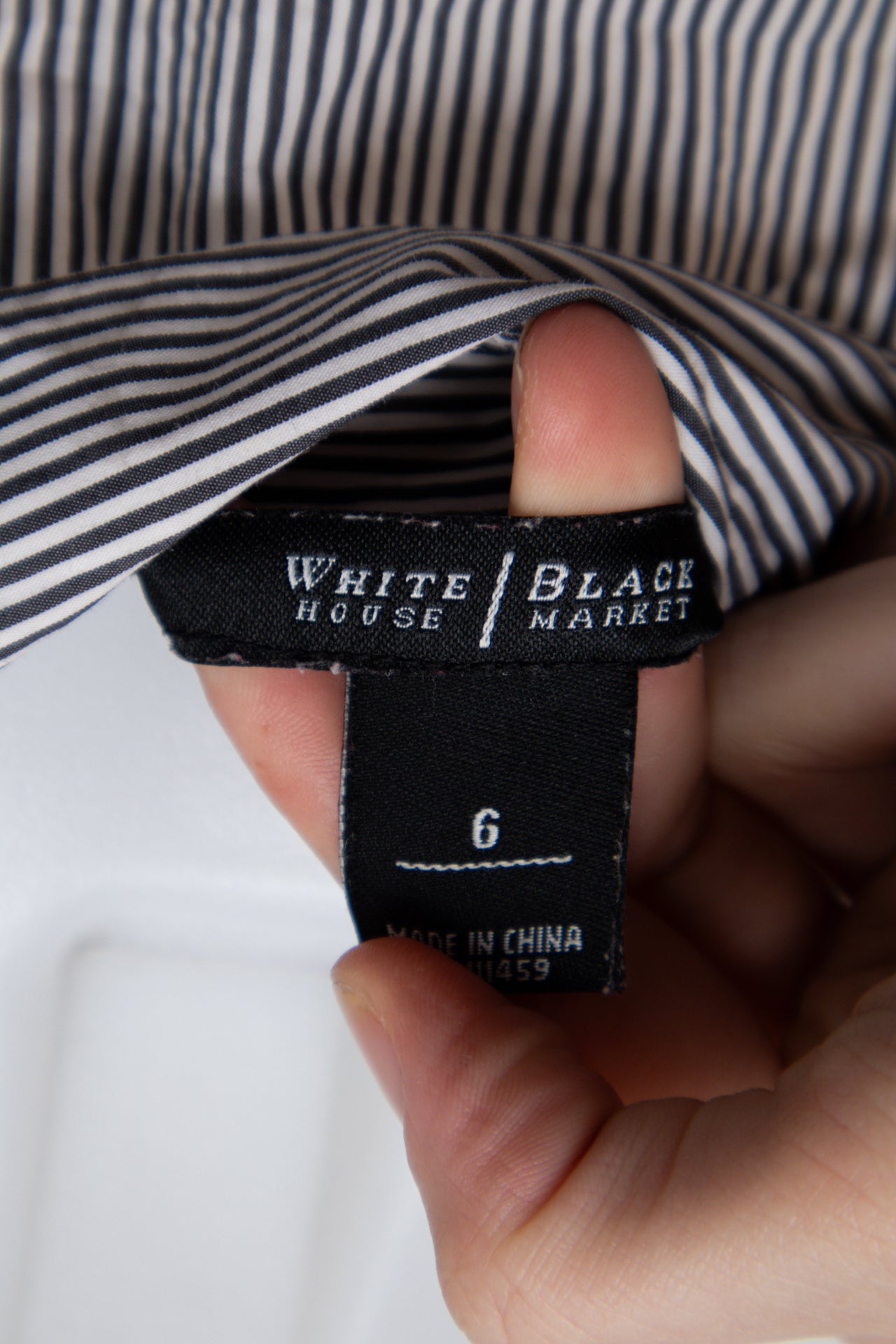 #106 White House Black Market T-shirt White | c. 199 | Size 6