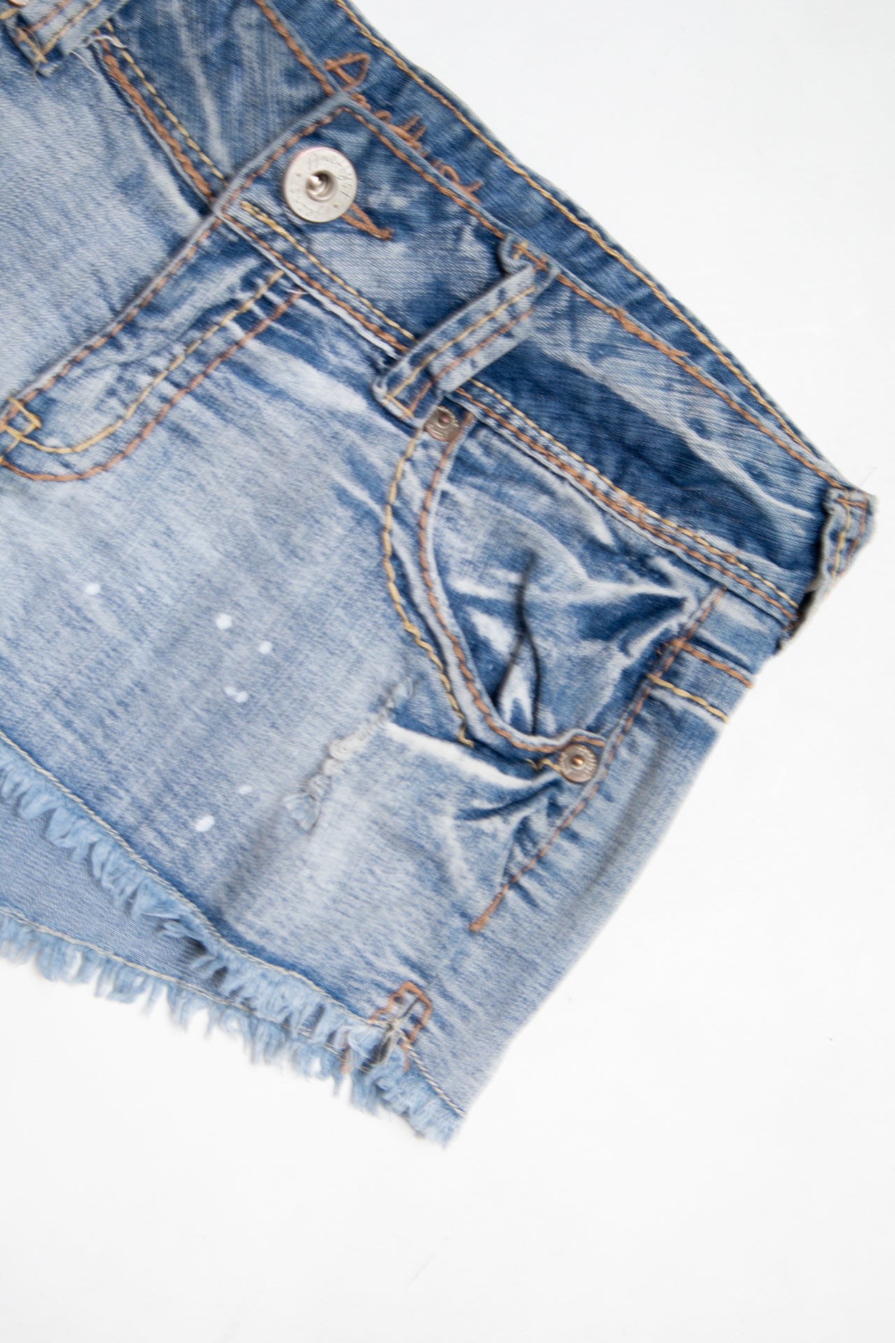 #148 Amethyst Jeans Denim Shorts Blue | c. 198 | Size 8