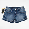#186 Demon & Hunter Denim Shorts Blue | c. 188 | Size 8