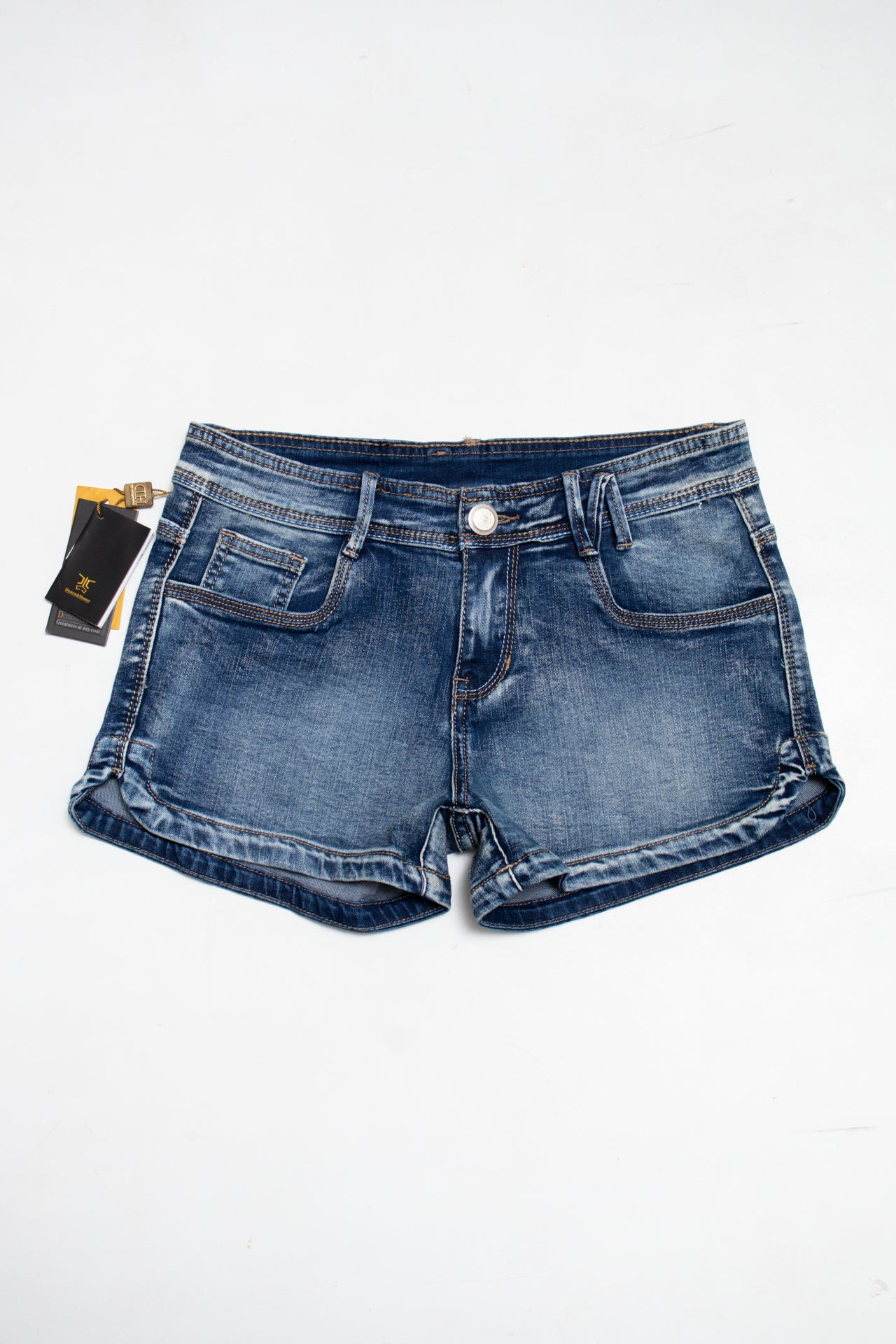 #186 Demon & Hunter Denim Shorts Blue | c. 188 | Size 8