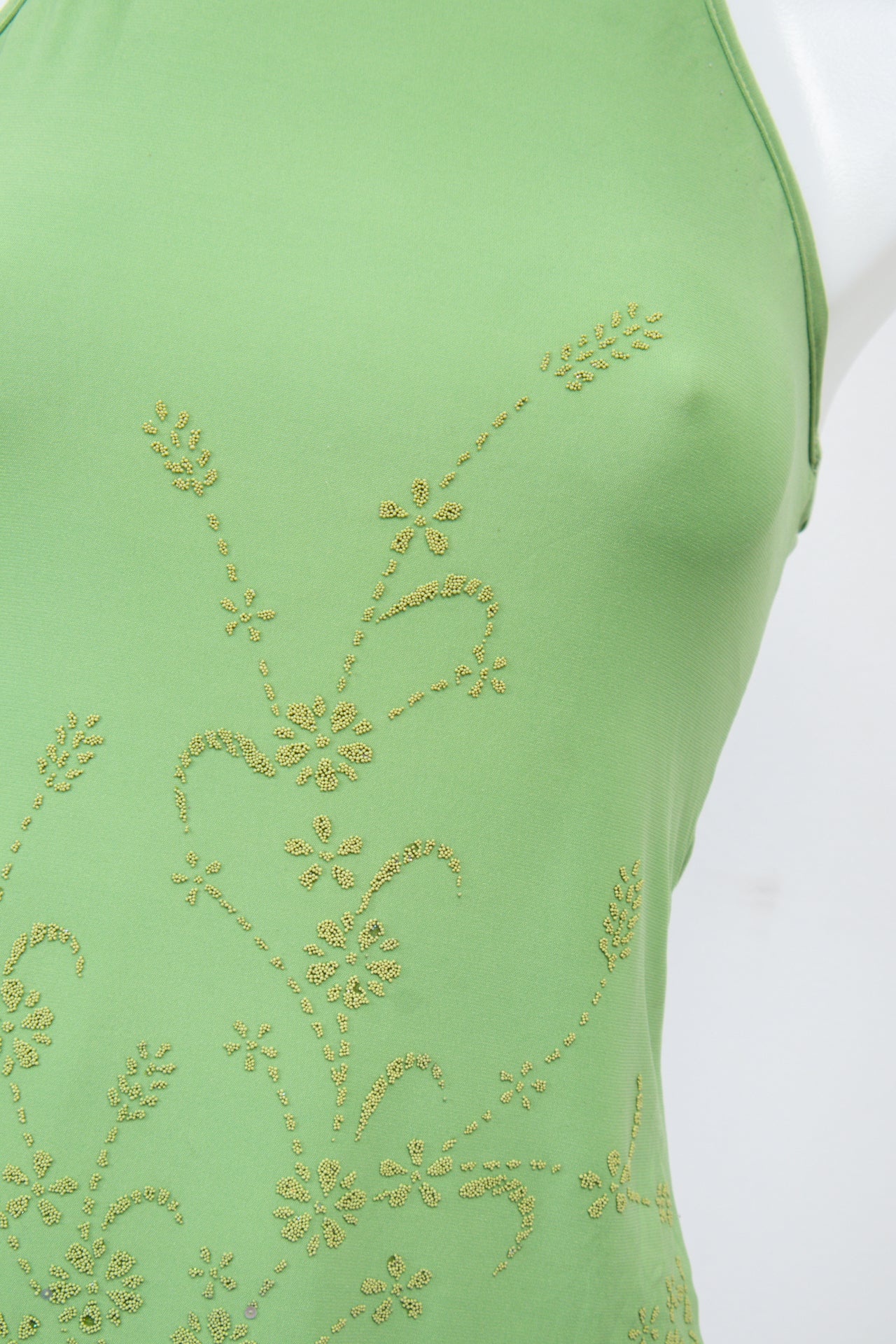 #070 Zielo Halter Top Green | c. 207 | Size 8