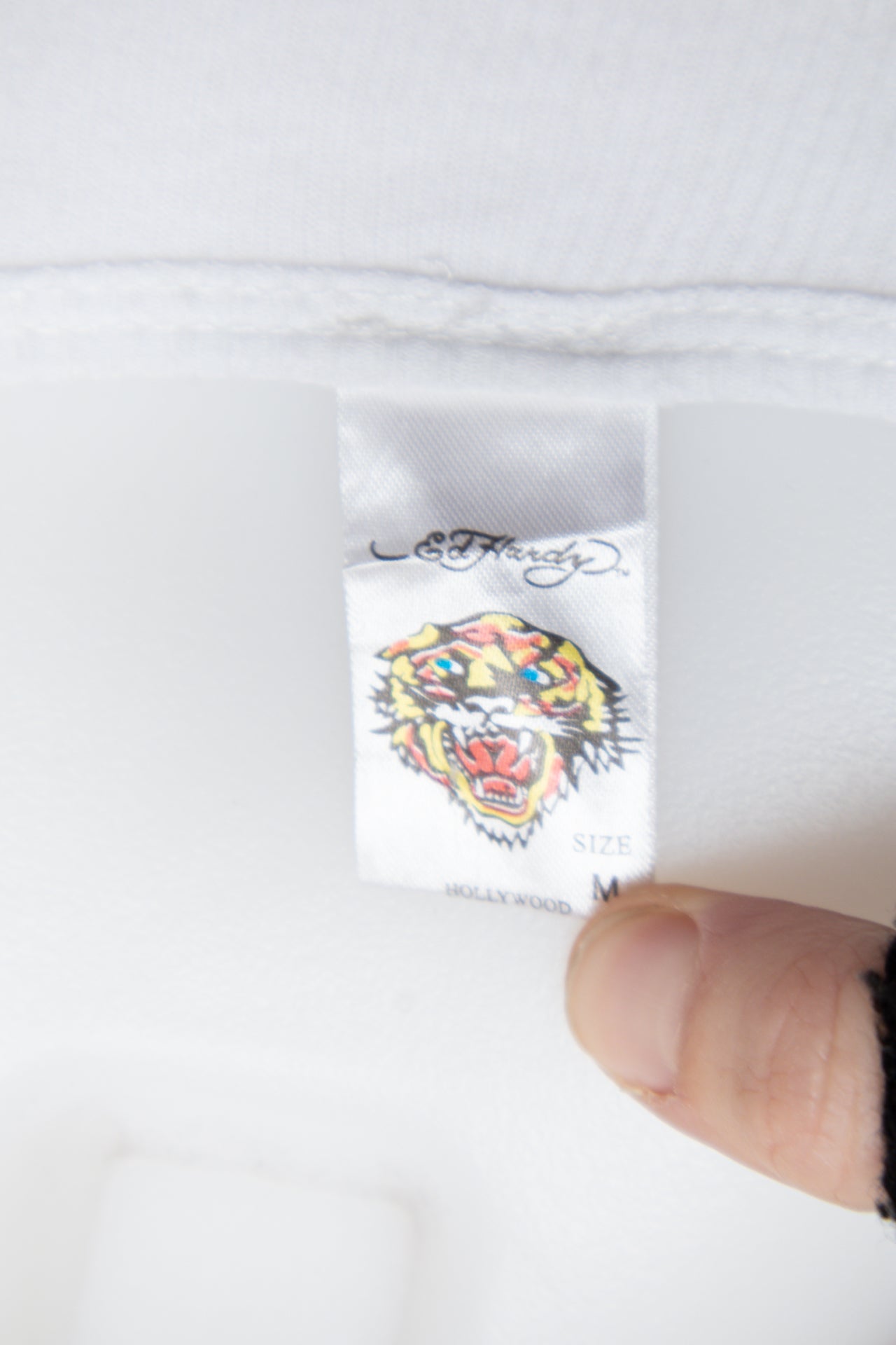 #45 Ed Hardy Tank Top White | c. 193 | Size 8/10