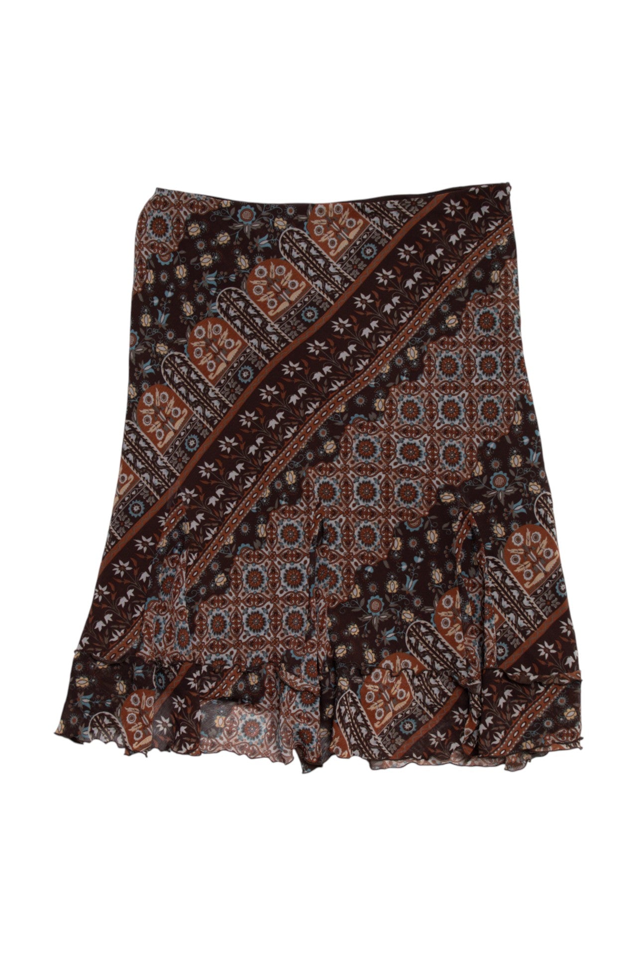 #092 Nine & Co. By Nine West Long Skirt Brown | c. 213 | Size 10