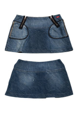 #11 Miss Sixty Mini Skirt Blue | c. 188 | Size 10