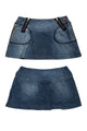 #11 Miss Sixty Mini Skirt Blue | c. 188 | Size 10