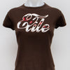 #08 Elle Models' Fashion T-shirt Brown | c. 192 | Size 10