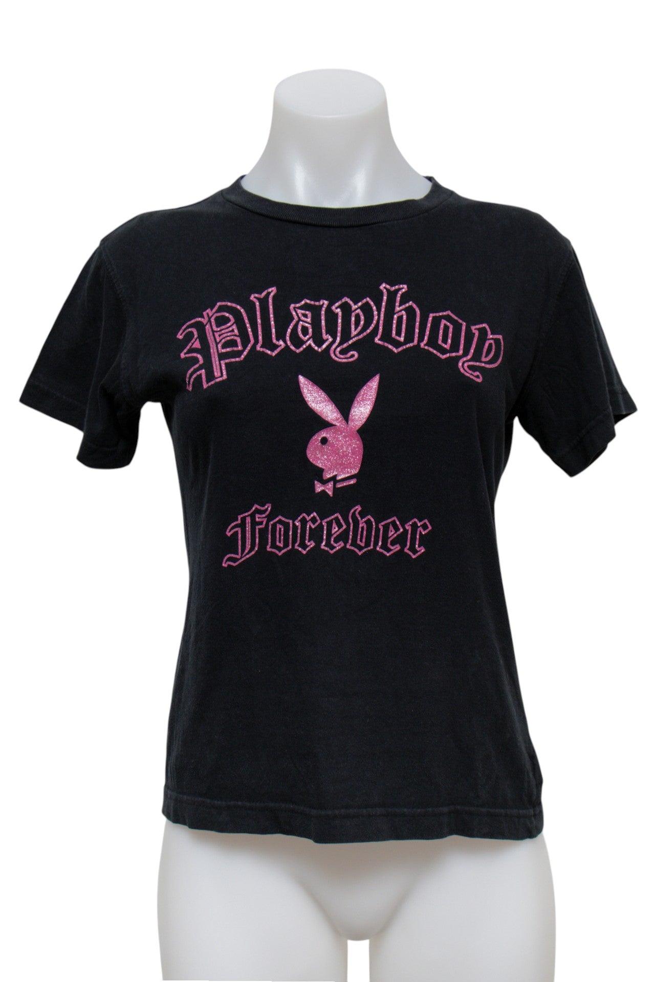 #24 Playboy T-shirt Black | c. 184 | Size 8/10