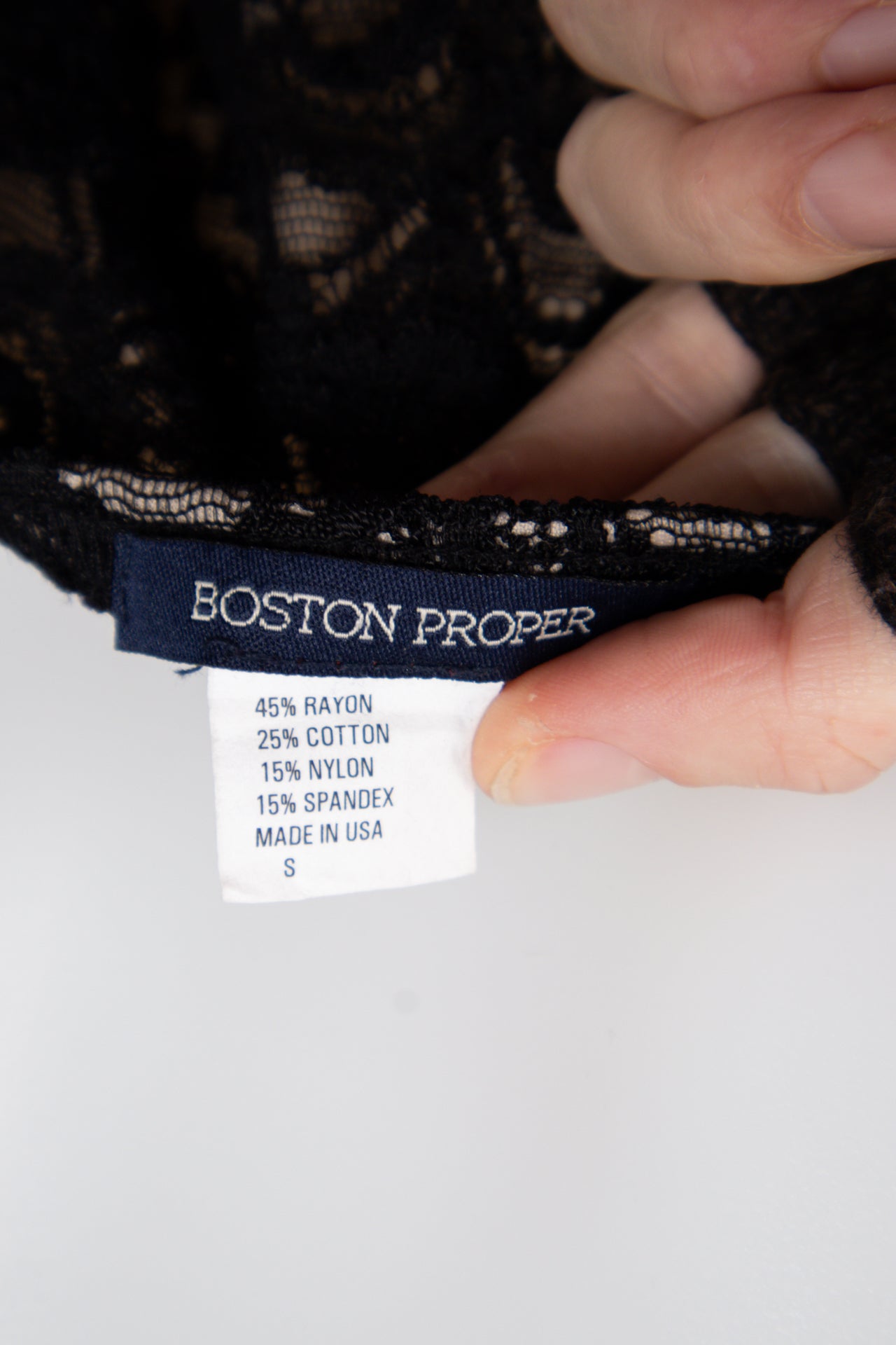 #131 Boston Proper Cami Top Black | c. 206 | Size 8