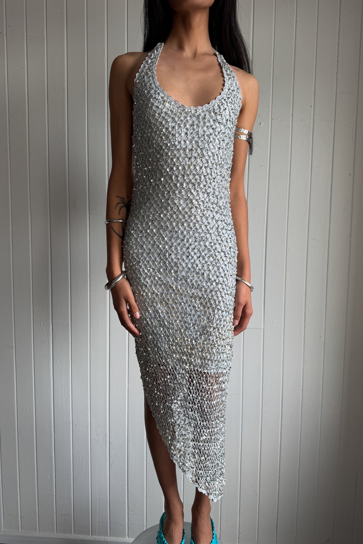 #174 Dress Silver | c. 208 | Size 6