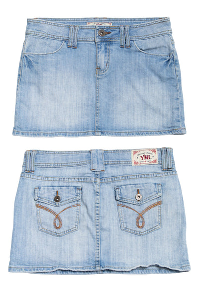 #198 Ymi Mini Skirt Blue | c. 192 | Size 31.5