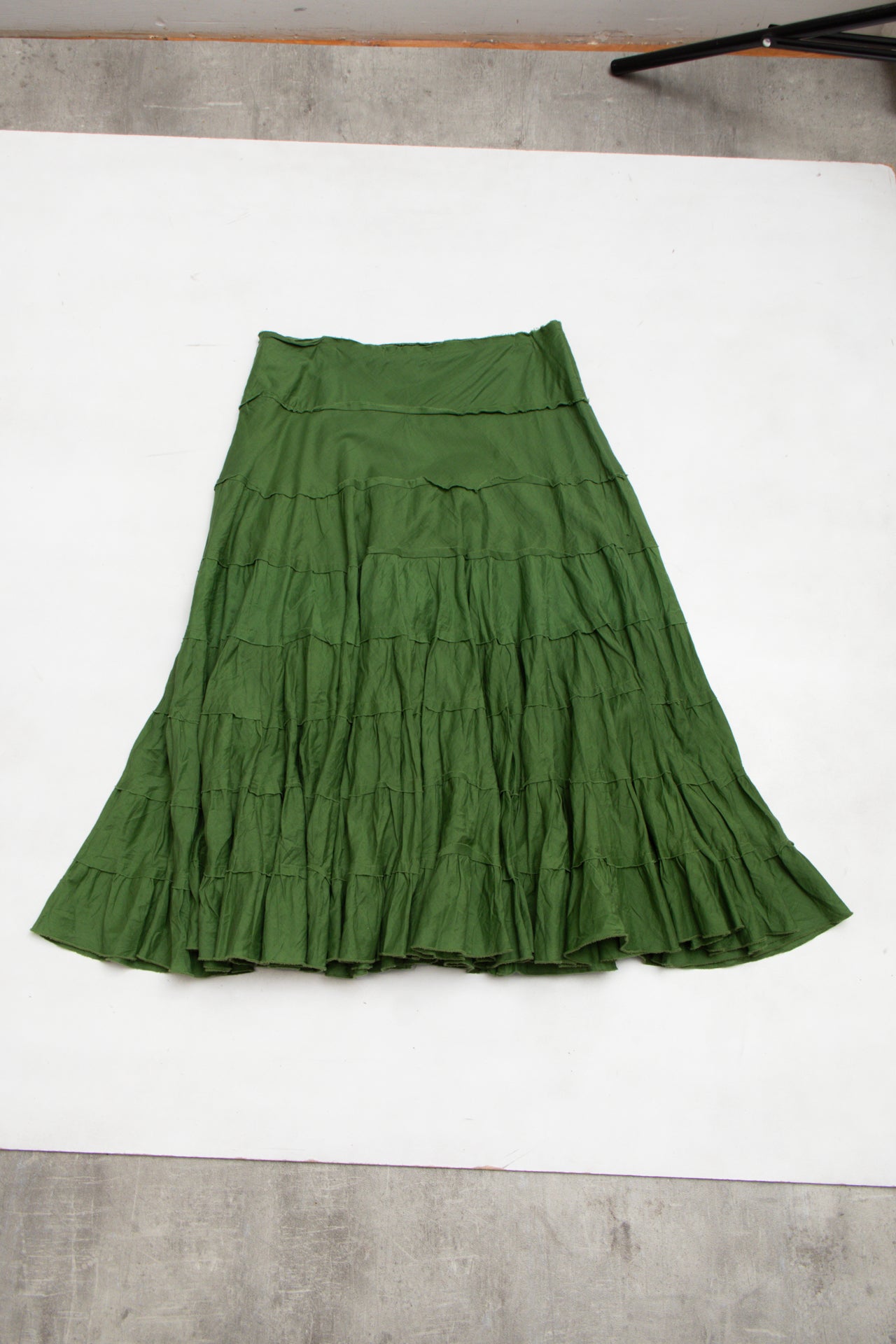 #175 Moa Moa Skirt Green | c. 197 | Size 8