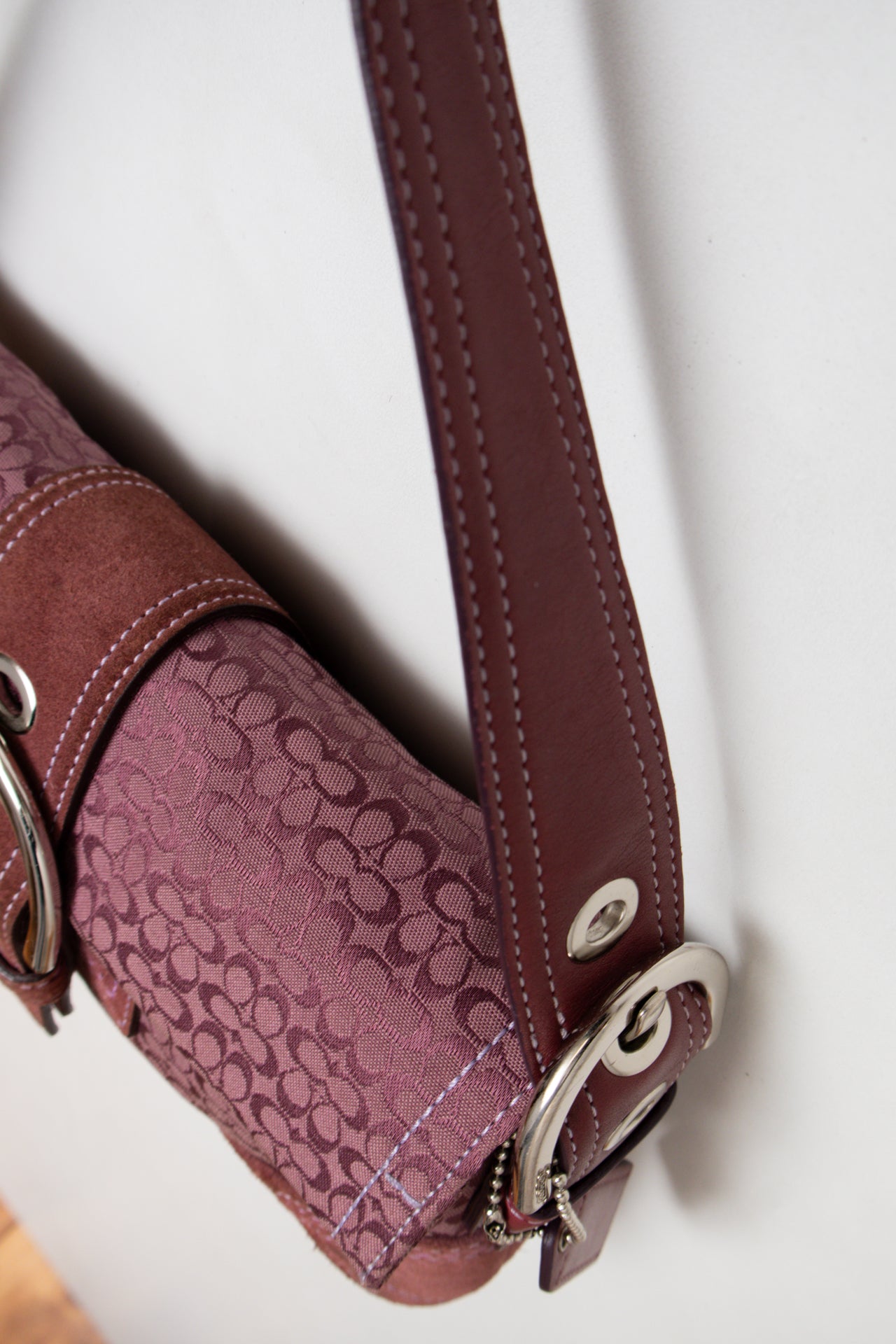 #193 Coach Shoulder Bag Brown | c. 189 | Size