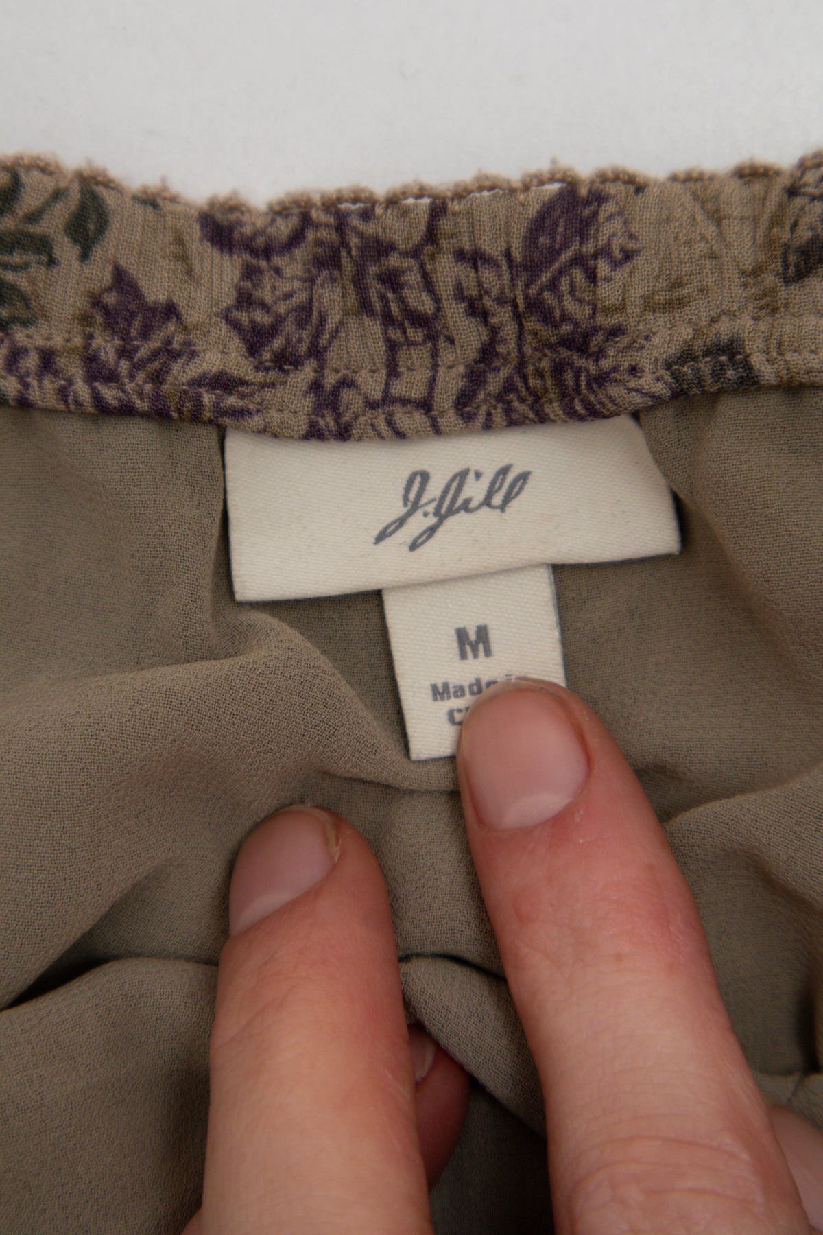 #185 J.jill Skirt Beige | c. 207 | Size 8