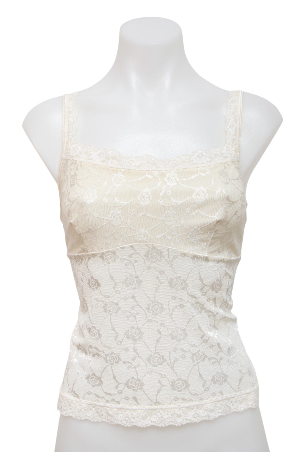 #17 Vassarette Cami Top White | c. 196 | Size 10