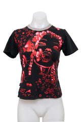 #060 X-sea Riders Baby Tee Black | c. 211 | Size 8