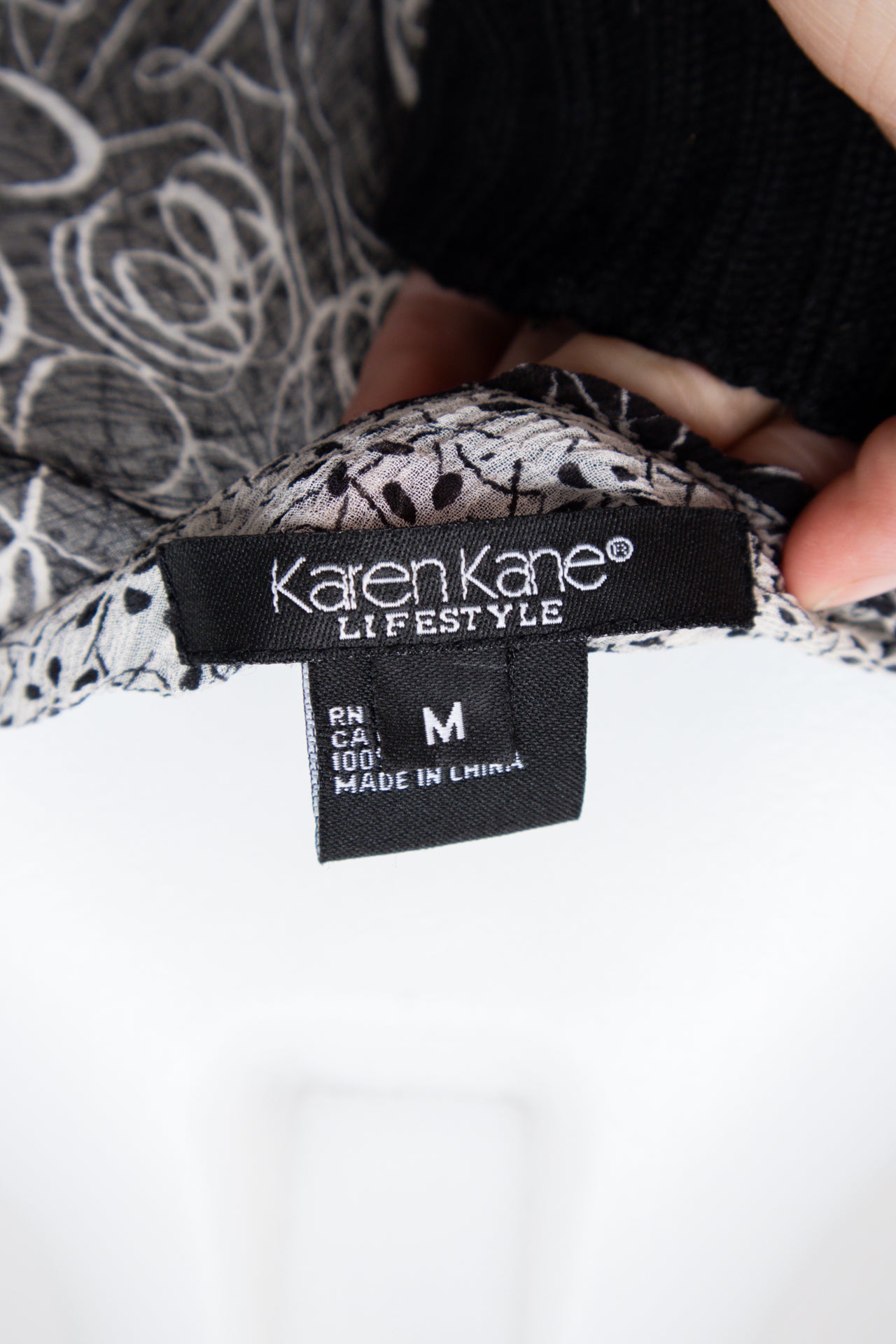 #183 Karen Kane Lifestyle Tank Black | c. 212 | Size 10