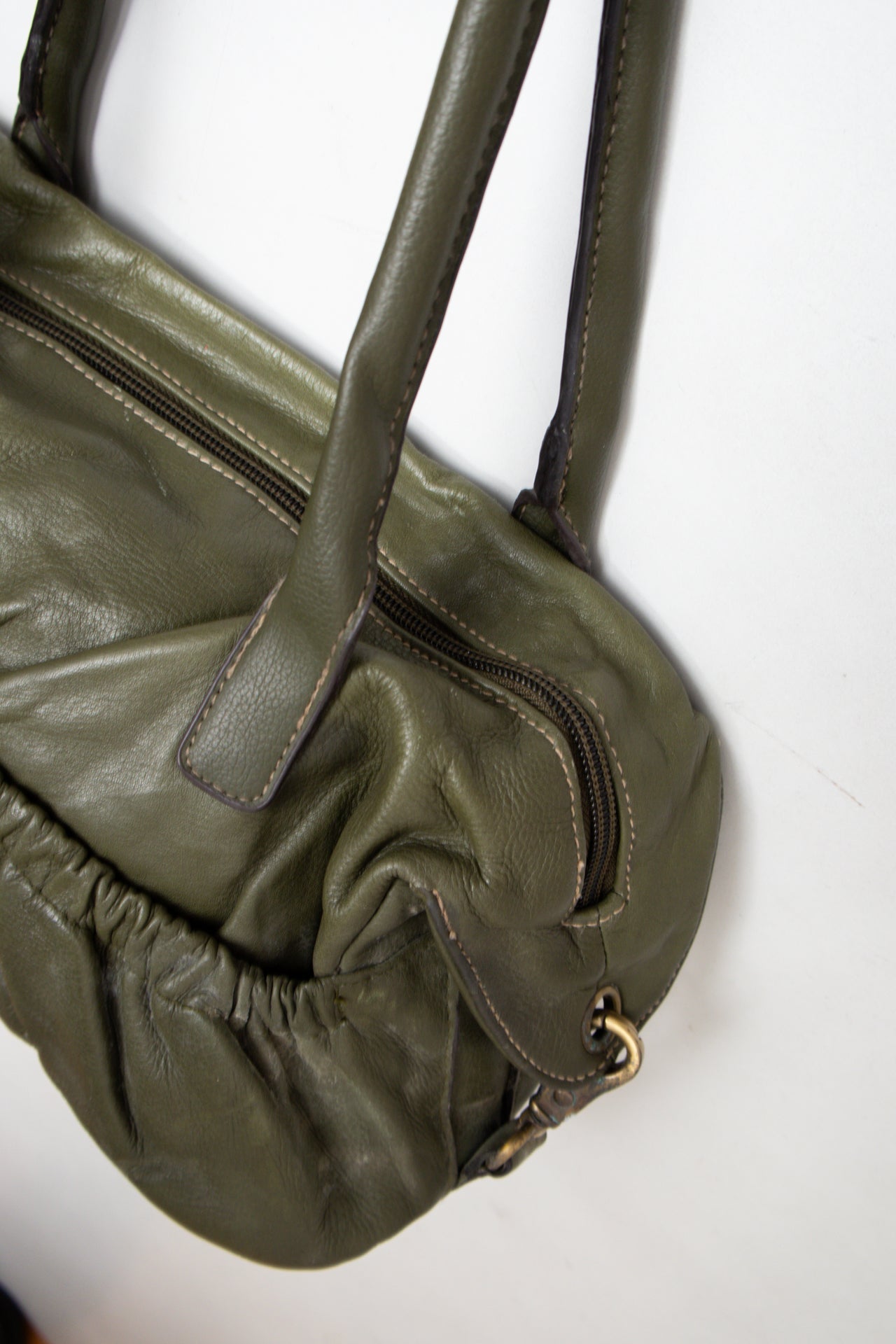 #179 Shoulder Bag Green | c. 206 | Size