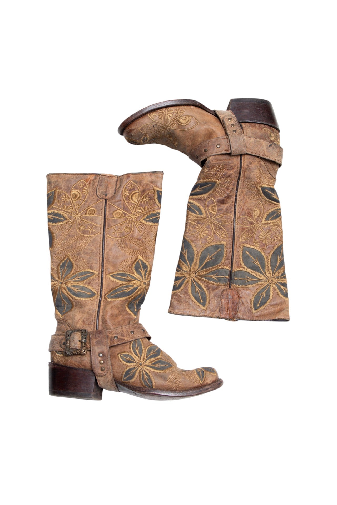 #195 Golden Guns Boots Brown | c. 205 | Size 5