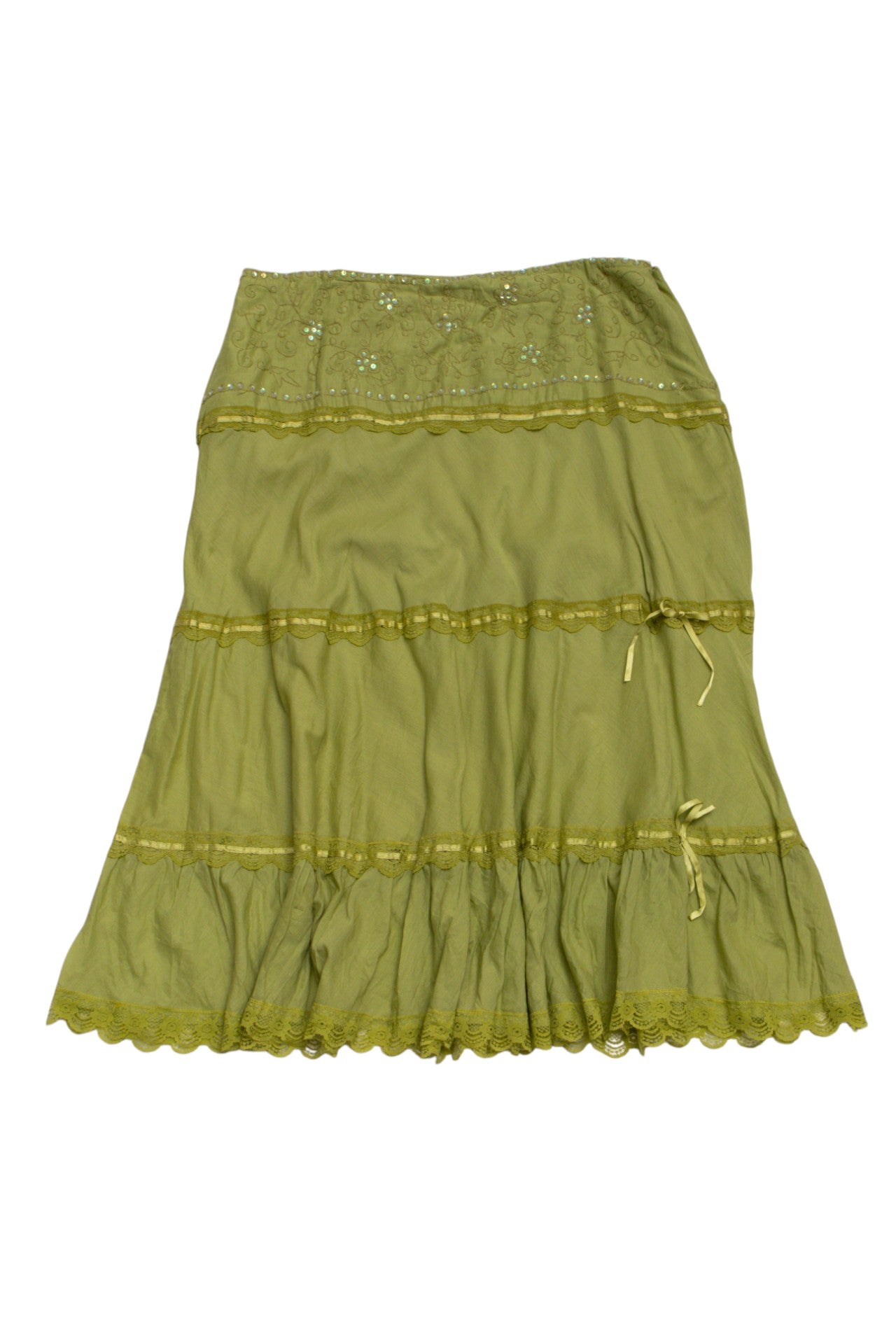 #174 Skirt Green | c. 197 | Size 16