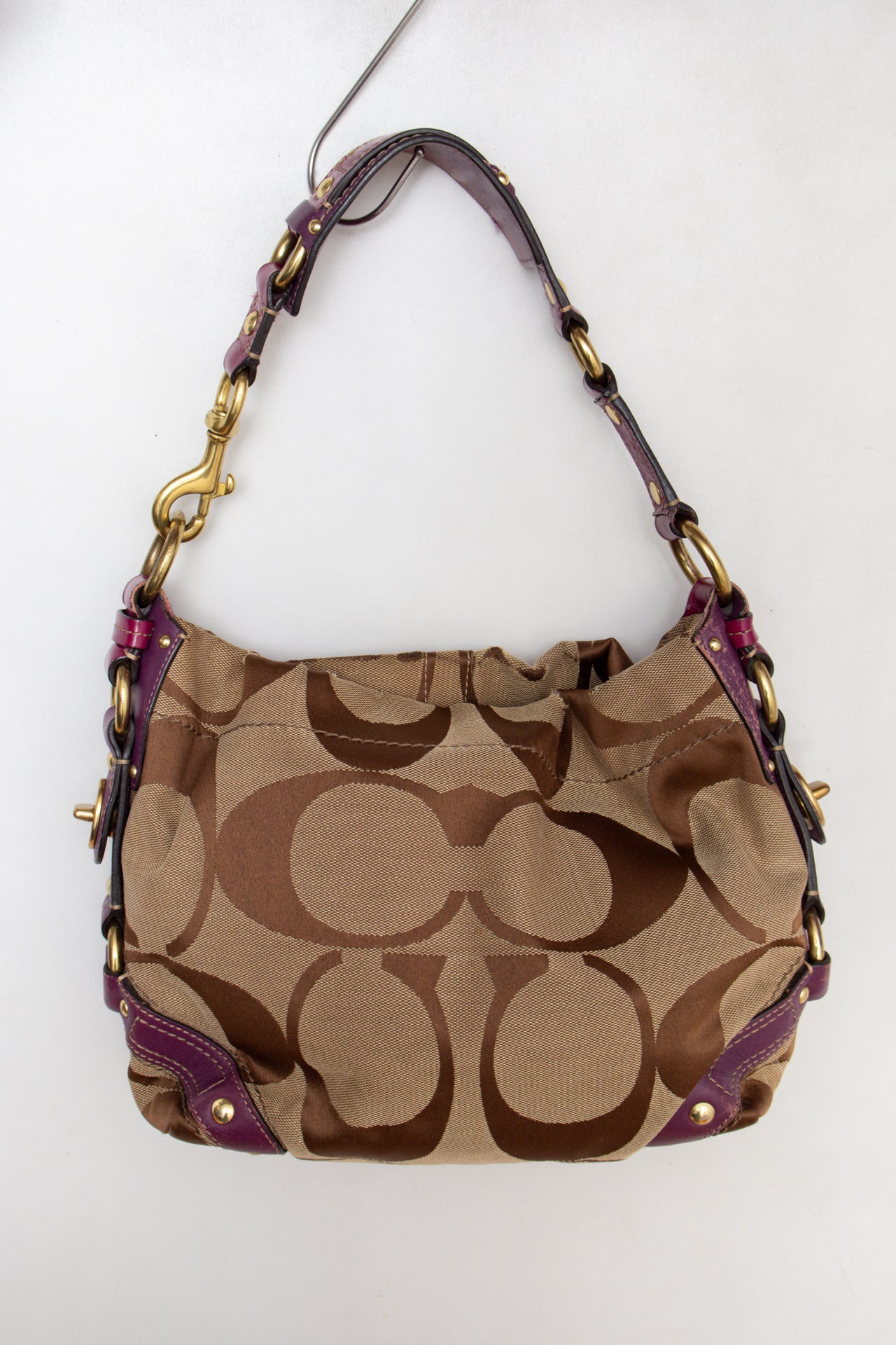 #192 Coach Shoulder Bag Brown | c. 198 | Size