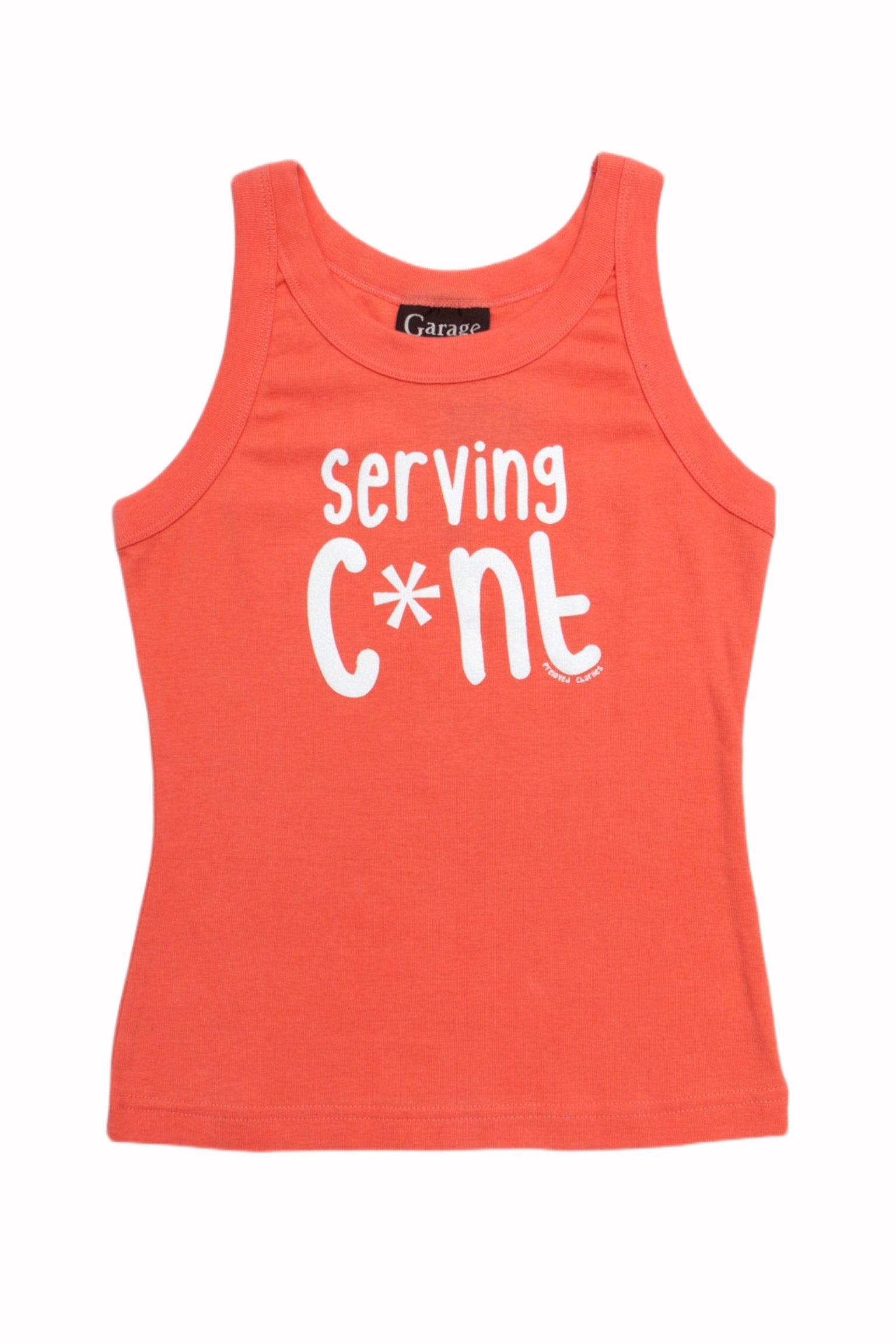 #11 Serving C*nt Orange Tank | Size 8