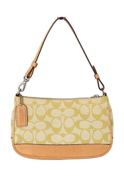 #154 Coach Shoulder Bag Yellow | c. 184 | Size