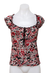 #044 Charlottte Russe Top Red | c. 208 | Size 12