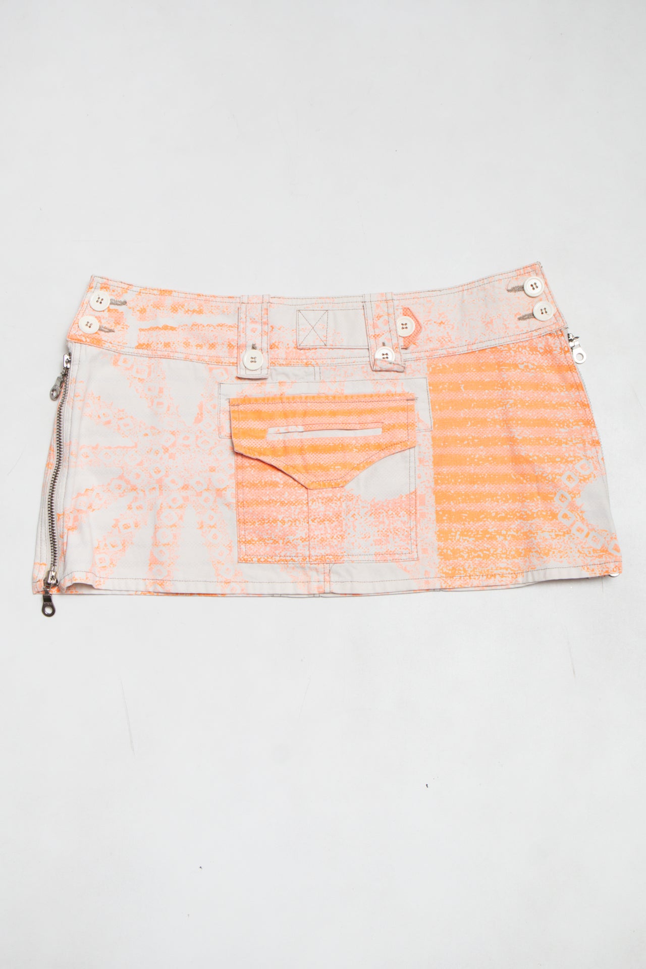 #132 Custo Barcelona Mini Skirt Orange | c. | Size 10